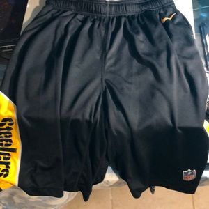 Nike NFL Steelers Athletic Shorts L G G Long Large Shorts